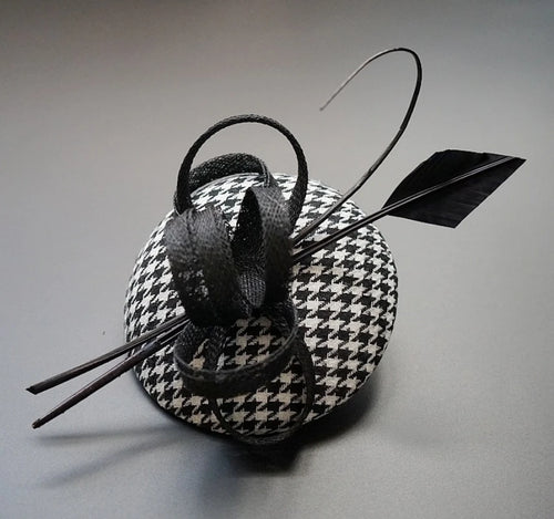 Bird lattice headdress elegant lady hat women's dinner dress cheongsam Night Shanghai catwalk decorative hair band